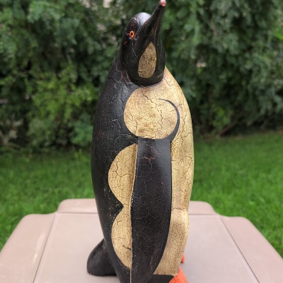 Vintage Carved Penguin Folk Art - Picture 3 of 8